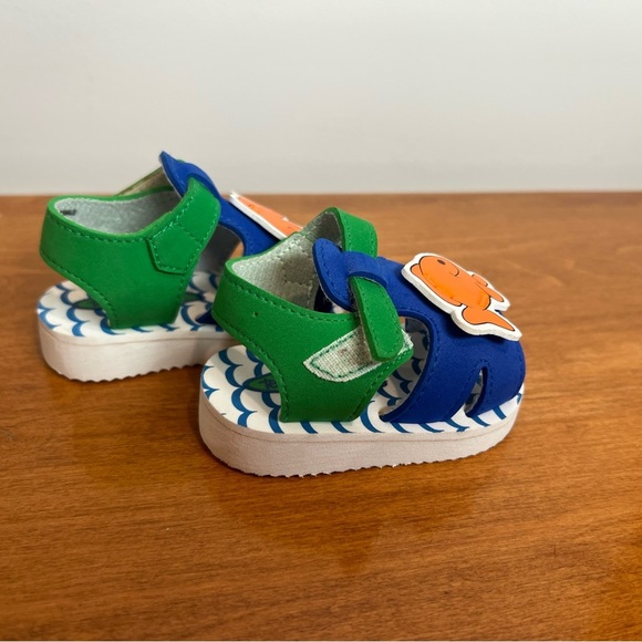 Fish Sandals Foam Colourblock Size 2 Baby - Picture 4 of 7